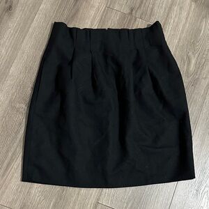 J. Crew Black Mini Skirt Lined